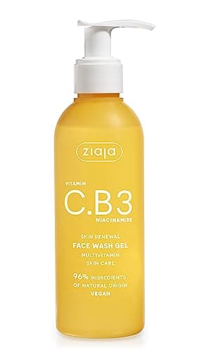 Ziaja Gel limpiador de niacinamida vitamina C.B3, 190 ml