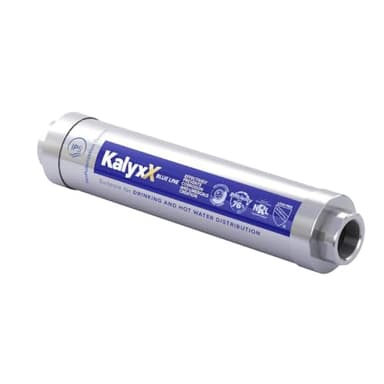 Tecnologías Acuáticas Suizas | Descalcificador De Agua Innovador, Antical Y Antibacteriano Ips Kalyxx Blueline G 3/4" Hembra Ipskxbg34 | Reducción De La Cal | Instalación Rápida | Sin Mantenimiento