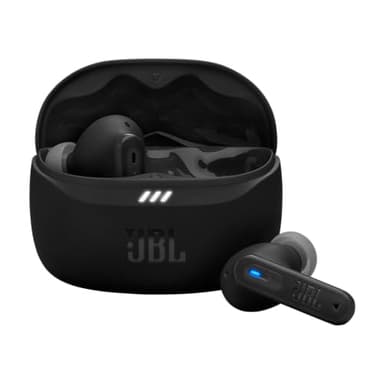 JBL Tune Beam 2, Auriculares inalámbricos con cancelación de Ruido y Bluetooth, hasta 48 hrs de autonomía, IP54 Resistentes al Agua y al Polvo, conexión multipunto y diseño ergonómico, Negro
