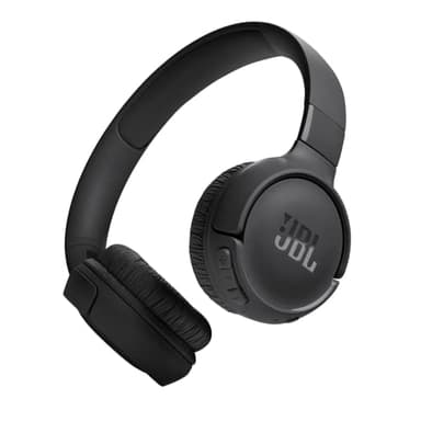 JBL Auriculares Tune 520 BT, inálambricos por Bluetooth, 57 horas de reproducción con JBL Pure Bass, plegables, negro