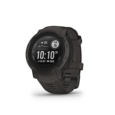 Garmin Instinct 2, Reloj Inteligente con GPS Resistente al Agua, Funciones Deportivas, Pulsioximetría, Puntuación de Sueño y Notificaciones del Smartphone, Color Negro