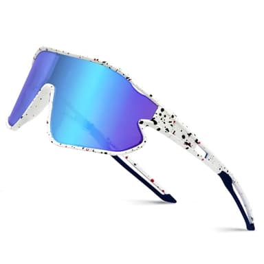 Hifot Gafas de Sol Niño Niñas Adolescentes Gafas Deportivas Gafas de Ciclismo Running Protección UV 400 Anti Viento Gafas Sol
