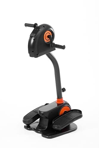 TRÉBOL ADVANCE Mini Elíptica Dual, Ejercitador de Brazos y Piernas, Dos Motores, 20 Velocidades, 3 Programas Automáticos