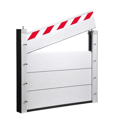 YXCMD Presa contra Inundaciones, Barrera Aluminio Reutilizable; Compuerta, Placa De Retención De Agua, Deflector, Sello De Puerta(43x20cm)