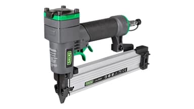 SALKI CSK PB08 Clavadora Neumática - Pistola de Clavos Neumática, Clavadora para Trabajos de Carpintería, Compatible con Clavos BRADS y PIN de 0,8mm (GA21) de 15 a 35mm de longitud.