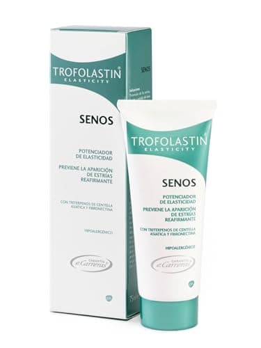 Trofolastin - Reafirmante de Senos -Crema antiestrías para senos, restructura y tensa la piel - Con Centella asiática- 75 ml