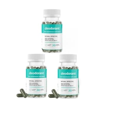 Desodorización Corporal, Desodorante de Cuerpo Completo, Control Total de Olores para Mujer y Hombre, Cápsulas de Frescura Duradera, Larga Duración (90 Unidades)