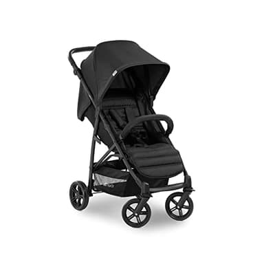 hauck Rapid 4 Silla de Paseo Ligera hasta 22 Kilos, Carrito Bebe Plegable desde 0 Meses, Bebe Silla Paseo Compacta, Carro Bebe Reclinable, Cesta Grande - Negro