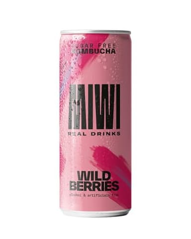 MIWI Sugar Free Kombucha (Wild Berries, 1 Can)