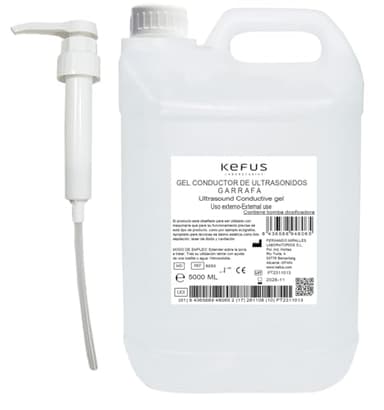 Gel conductor ultrasonido garrafa 5 L.