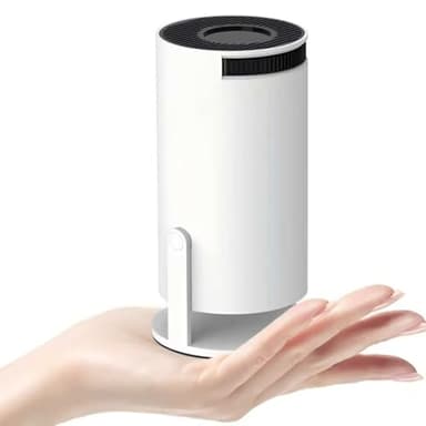 Proyector portátil 4K, Mini proyector de vídeo FHD 1080P Compatible con Android y Netflix, WiFi 6, BT 5.0, rotación de 180°, proyector de vídeo con corrección automática de distorsión Trapezoidal