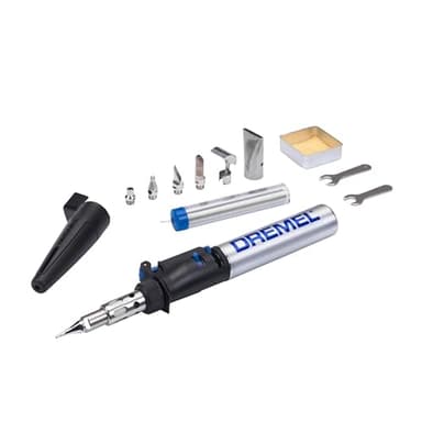 Dremel Versatip 2000 - Soldador sin cables, kit de soldadura de gas butano con 7 puntas intercambiables para quemado de madera, pirograbado, fabricación de joyas, artes y manualidades