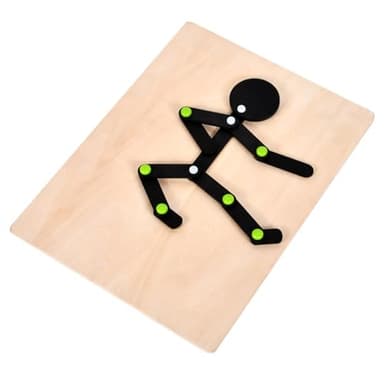 Pineeseatile Juego a Juego, Juegos para Personas Mayores con Demencia, de Partido Posible con 24 Cartas de Doble Cara, Juegos interactivos de Madera Suaves para Adultos con Demencia