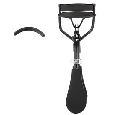 Haosie Rizador PestañAs, Acero Inoxidable con Almohadilla de Silicona Eyelash Curler, Rizador de PestañAs PortáTil Adecuado Para Varios Tipos de Ojos