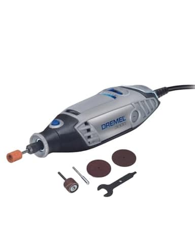 Dremel 3000 Herramienta rotativa 130 W, kit multiherramienta Amazon con 5 accesorios, velocidad variable 10 000-33 000 rpm