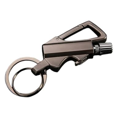 Encendedor permanente reutilizable, dispositivo de encendido de pedernal resistente al viento, acero de fuego metálico portátil, equipo de supervivencia para actividades al aire libre