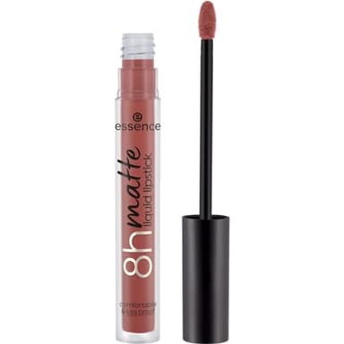 Essence Barra De Labios Líquida 8H Matte, De Larga Duración, Matificante, Secado Rápido, Mate (2.5Ml)