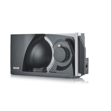 GRAEF MYtiny MT1006 - Cortadora plegable, 170 W, cuchilla Ø170 mm, metálica, corte 0-15 mm, compacta, pan, Made in Germany, gris hematita