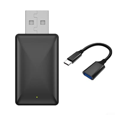 FUBESK Adaptador USB inalámbrico Freedom que convierte conexiones con cable para Android para Auto y para Carplay en una experiencia (cableado)