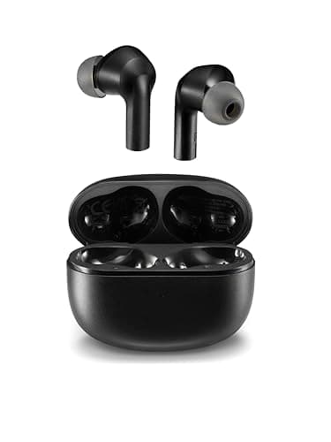 Motorola - Moto Buds 500 ANC Auriculares True Wireless con Cancelación Activa de Ruido, Fast Pair, 20 Horas de Reproducción, Resistente al Agua, Carga USB-C, Negro