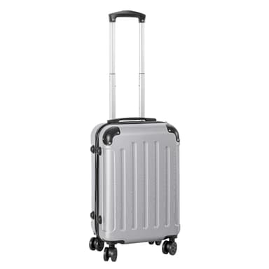 Maleta de Cabina rígida Ligera de ABS con Ruedas Dobles 360°, Tirador telescópico y Asas reforzadas | Equipaje de Mano Compacto y Resistente con Interior Forrado y Compartimentos organizadores