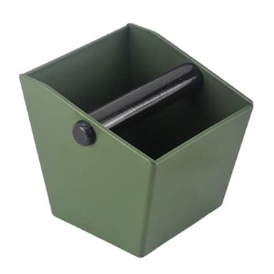 Espresso Knock Box - Contenedor de café molido | Caja de golpe de posos de café | Contenedor de café molido | Práctico contenedor de basura para café expreso para el hogar, la oficina y cafeteras prof