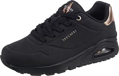 Skechers Uno - Golden Air, Zapatillas Mujer, Negro, 38 EU