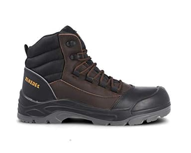 Bota seguridad PAREDES, Hammer piel marrón negro, S3 SRC