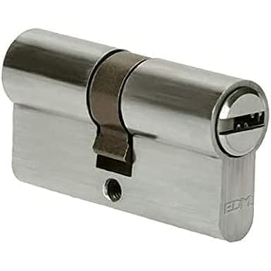 EDM 85180 Bombin Niquel Leva Corta R13 con 5 Llaves Seguridad Incluidas, Multicolor, 60 mm
