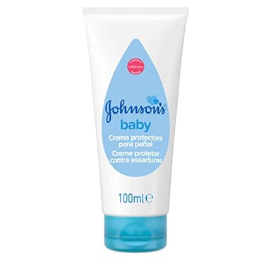 Johnson's Baby Crema protectora para pañal, crema hidratante bebé que protege de las irritaciones, crema pañal para bebé hipoalergénica y apta para pieles sensibles, 1 x 100 ml