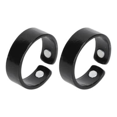 Anillo de Control de Azúcar en Sangre de Acupresión de 2 Piezas, Equilibra la Producción de Insulina, Alivia el Dolor, Mejora el Sueño, Diseño Ajustable, Promueve el Bienestar