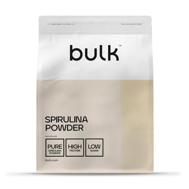Bulk Espirulina en Polvo, 500g, 100 Dosis