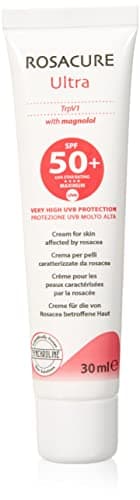 Rosacure Ultra | Emulsión Protectora De Día Con Spf50+ | Combate Los Síntomas De La Rosácea | Hidratante Y Antioxidante, Blanco, 30 Mililitro