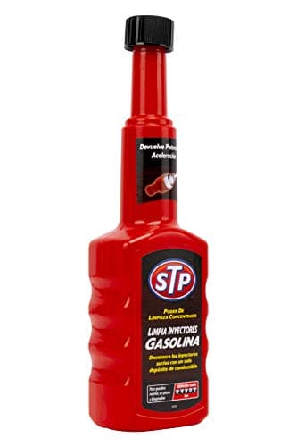 STP Limpia Inyectores para Motores de Gasolina, Elimina Depósitos, Reduce Emisiones y Ralentí Brusco, Mejora Ahorro de Combustible y Potencia, 200 ml
