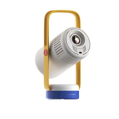 XGIMI Vibe One Batería integrada Proyector 1080p Inteligente Mini portátil, Google TV con Netflix, Sound by JBL, Soporte 160°, 1,2 h de Autonomía, WiFi, Bluetooth (Chispa Azul)