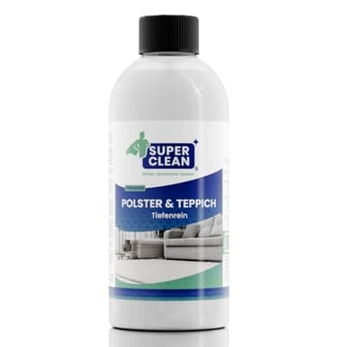 SUPER CLEAN Limpiador concentrado para tapicerías, para todo tipo de tapicería, alfombras, asientos de coche, sofás o divanes. Contenido: 500 ml