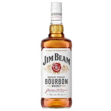 Jim Beam White Whiskey Kentucky Straight Bourbon 1L