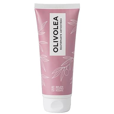 OLIVOLEA Crema Antiestrías para Embarazo y Postparto - Reafirmante Corporal Con Centella Asiática - Nutrición Intensa y Textura Ligera - 200 ml