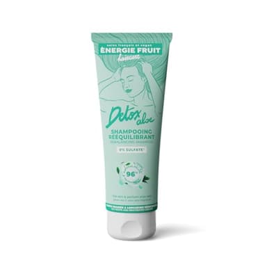 ENERGIE FRUIT | Champú Clean Detox | Raíces grasas y puntas secas | Té verde | 250 ml