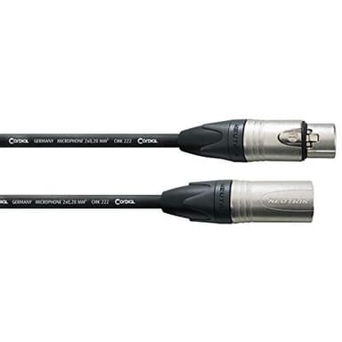 CORDIAL Cable micro XLR 5 m Cable Microfono Select simétrico Standard