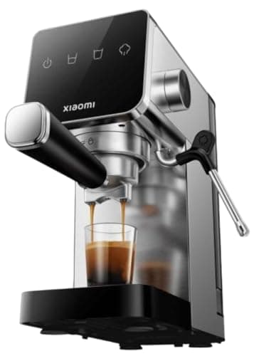 Xiaomi Máquina espresso semiautomática, bomba de 20 bares, tanque de 0,9 L, diseño compacto, 1350 W