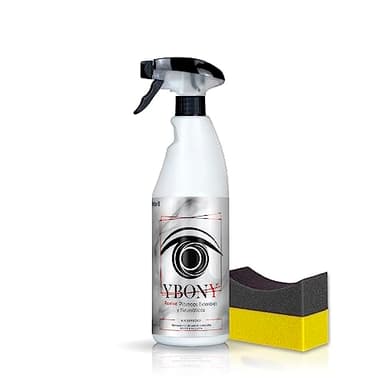 Sisbrill Ybony, Renueva, repara y restaura plásticos deteriorados o blanquecinos - Revive Neumáticos - Proporciona Ultra-Brillo - Resiste la Lluvia - 750 ml + 1 aplicador (Pack 1)