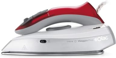 Solac PV1652 Viaggio Pro Plancha de Viaje, 1100 W, Cerámica, Gris