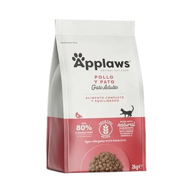 Applaws Nuggets para gatos adultos, pollo con pato extra, 2 kg