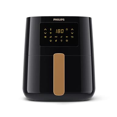 Philips Airfryer 5000 Series L, 4,1L (0,8Kg), 13 en 1 Airfryer, conexión Wifi, 90% menos de grasa con tecnología exclusiva Rapid Air, NutriU app de recetas (HD9255/80)