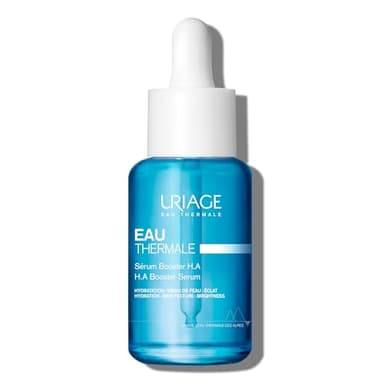 URIAGE EAU THERMALE sérum Booster con 1.5% de ÁCIDO HIALURÓNICO puro y natural I 86% piel redensificada. Efecto piel de melocotón, aroma agradable I Sin parabenos I No comedogénico