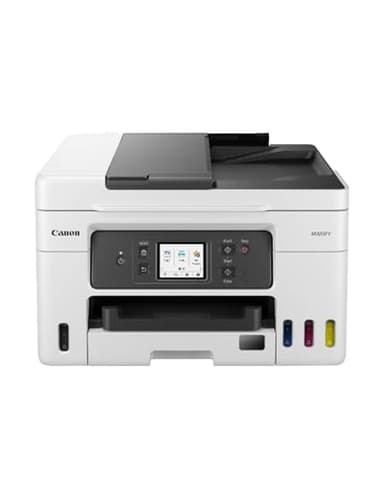 Canon MAXIFY GX4050 – Impresora Multifunción MegaTank a Color, Copiadora, Escáner, Fax A4 | Hogar, Oficina | Wi-Fi, Ethernet, USB | Inyección de Tinta