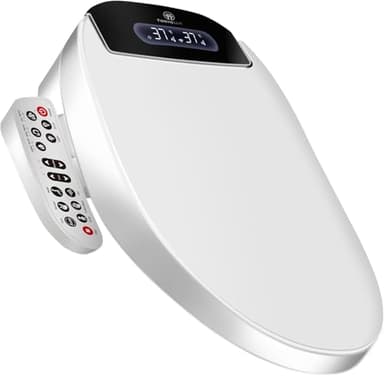 TokyoSeat - Marca Francesa : Asiento Inodoro Inteligente japones con chorro de agua caliente, Tapa WC Japonesa Calefactable, Baño japonés, Tapa de Vater japonés, Bidet electrico, Confort y Elegancia