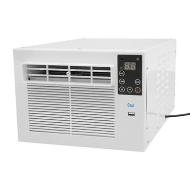 DSYOGX Mini aire acondicionado portátil, aire acondicionado AC 220 V, 280 W, dispositivo de refrigeración móvil, compacto, silencioso, enfriador de ventana fresco, aire acondicionado para dormitorio