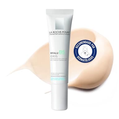 La Roche Posay Crema Anti-arrugas para el Contorno de Ojos, Tratamiento Reparador y Rellenador, Apto para Pieles Sensibles, Fórmula con Ácido Hialurónico y Vitamina B5, Hyalu B5, 15 ml